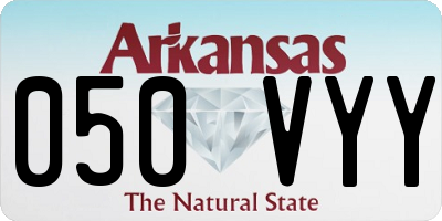 AR license plate 050VYY