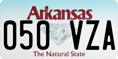 AR license plate 050VZA