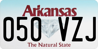 AR license plate 050VZJ