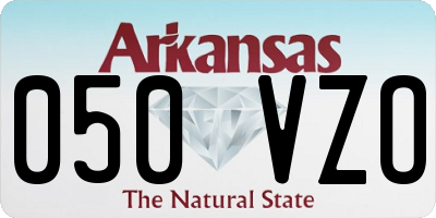 AR license plate 050VZO