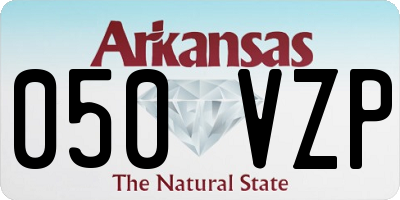 AR license plate 050VZP