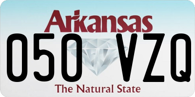 AR license plate 050VZQ