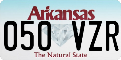 AR license plate 050VZR