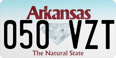 AR license plate 050VZT