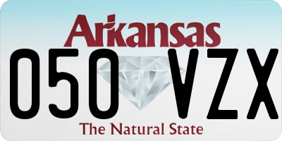AR license plate 050VZX