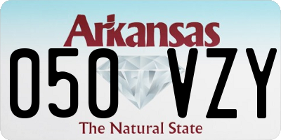 AR license plate 050VZY