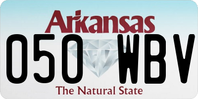 AR license plate 050WBV