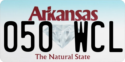 AR license plate 050WCL
