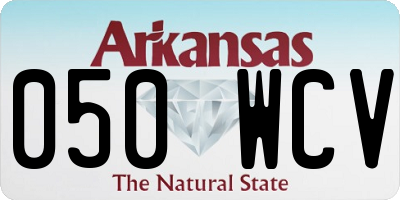 AR license plate 050WCV