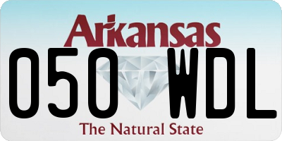 AR license plate 050WDL