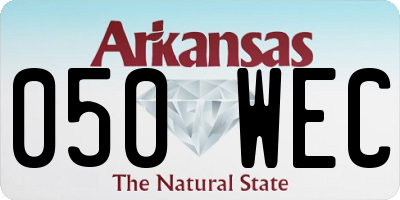 AR license plate 050WEC