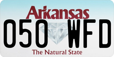 AR license plate 050WFD