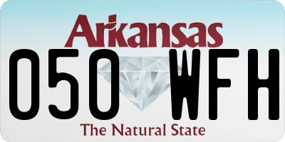 AR license plate 050WFH