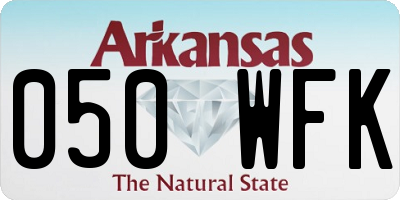 AR license plate 050WFK