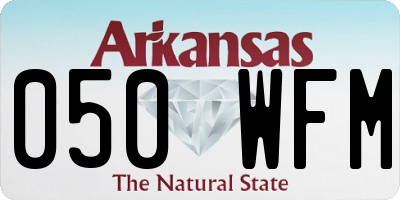 AR license plate 050WFM