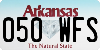 AR license plate 050WFS