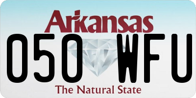 AR license plate 050WFU