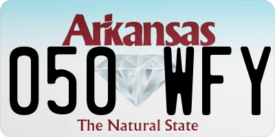 AR license plate 050WFY