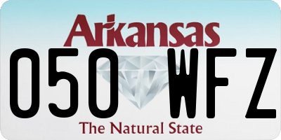 AR license plate 050WFZ