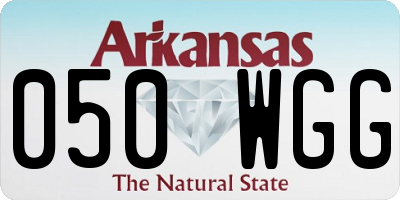 AR license plate 050WGG