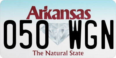 AR license plate 050WGN