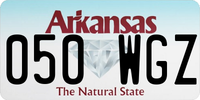 AR license plate 050WGZ