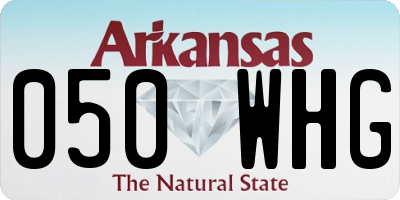 AR license plate 050WHG
