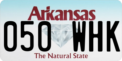 AR license plate 050WHK