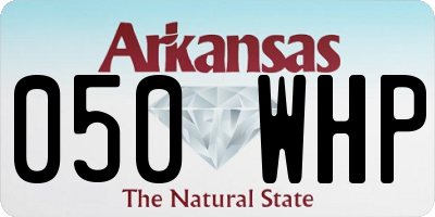 AR license plate 050WHP