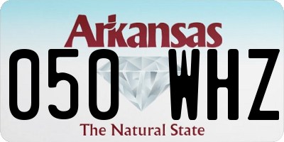 AR license plate 050WHZ