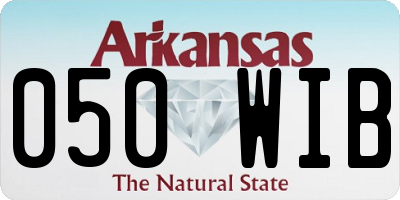 AR license plate 050WIB
