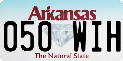 AR license plate 050WIH