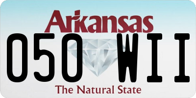 AR license plate 050WII
