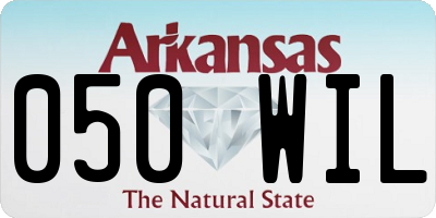 AR license plate 050WIL