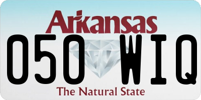 AR license plate 050WIQ