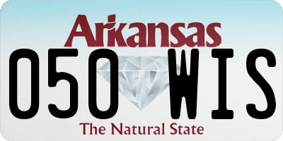 AR license plate 050WIS