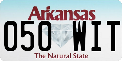 AR license plate 050WIT