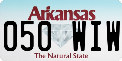 AR license plate 050WIW