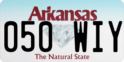 AR license plate 050WIY