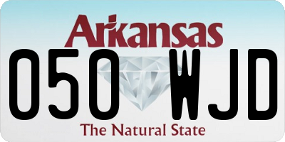 AR license plate 050WJD