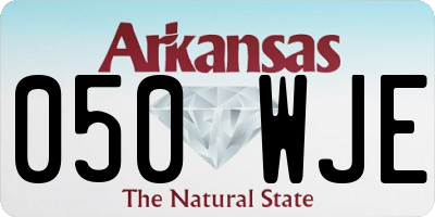 AR license plate 050WJE