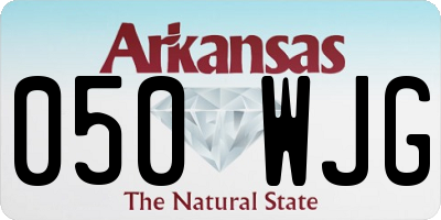 AR license plate 050WJG