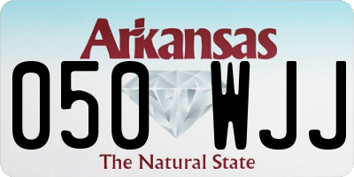 AR license plate 050WJJ
