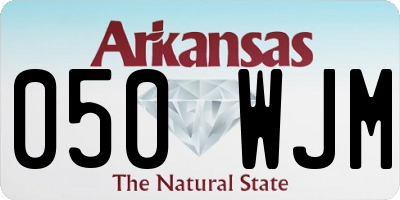 AR license plate 050WJM