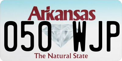 AR license plate 050WJP