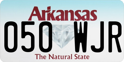 AR license plate 050WJR