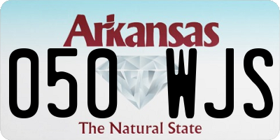 AR license plate 050WJS
