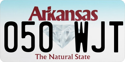 AR license plate 050WJT
