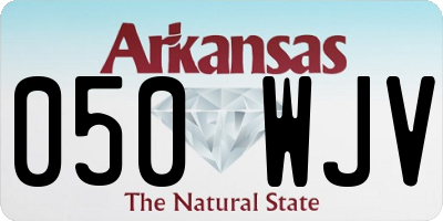 AR license plate 050WJV