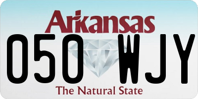 AR license plate 050WJY